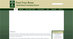 Desktop Screenshot of find-your-roots.com