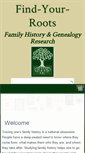 Mobile Screenshot of find-your-roots.com